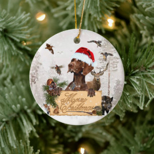 Ornement de Noël en verre Gsp