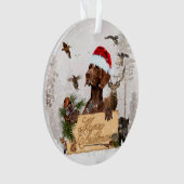 Ornement de Noël en verre Gsp (devant)