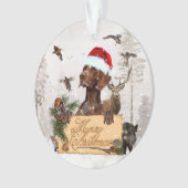 Ornement de Noël en verre Gsp (devant)