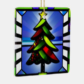 Ornement de Noël en verre tendu (Droite)