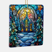 Ornement de Noël en verre tendu (Droite)