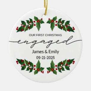 Ornement de Noël engagé, premier Noël