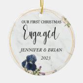 Ornement de Noël engagé Premier Noël engagé (Devant)