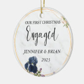 Ornement de Noël engagé Premier Noël engagé (Gauche)