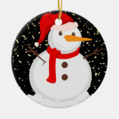 Ornement de Noël enneigé (Devant)