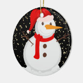 Ornement de Noël enneigé (Gauche)