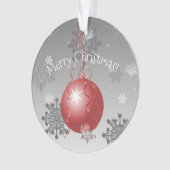 Ornement de Noël Fancy Rouge (devant)