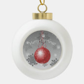 Ornement de Noël Fancy Rouge (Devant)