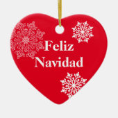 Ornement de Noël Feliz Navidad (Devant)