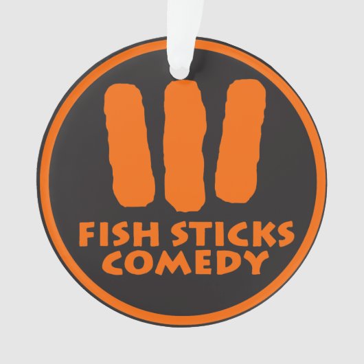 Ornement de Noël Fish Sticks Comedy (devant)