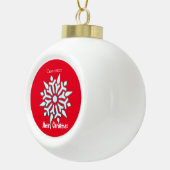 Ornement de Noël Flocon de Neige Thunder_Cove (Droite)