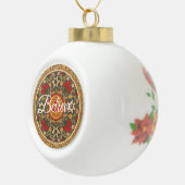 Ornement de Noël floral persan (Droite)