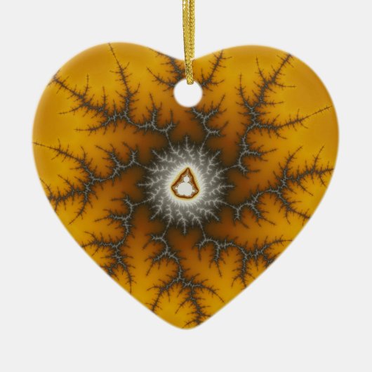 Ornement de Noël fracturé de l'écaille de glace (Devant)