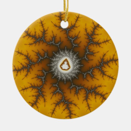 Ornement de Noël fracturé de l'écaille de glace (Devant)