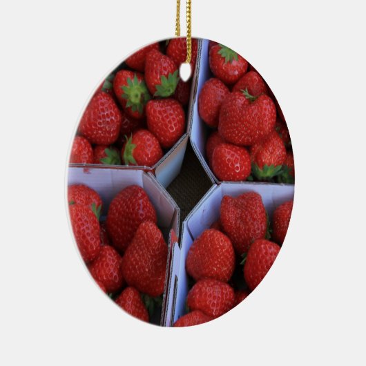 Ornement de Noël fraise (Droite)