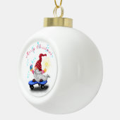 Ornement de Noël Gnome mignon (Droite)