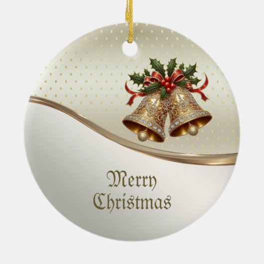 Ornement de Noël Gold Bells (Dos)