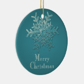 Ornement de Noël gravé dans le flocon de neige (Droite)