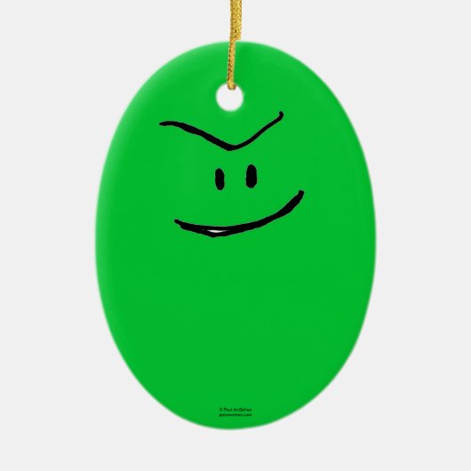 Ornement de Noël Green Weenii (Devant)