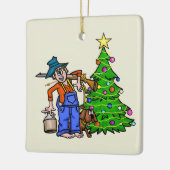 Ornement de Noël Hillbilly ou Redneck (Gauche)