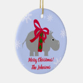 Ornement de Noël Hippopotame (Droite)