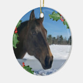 Ornement de Noël Horse (Gauche)