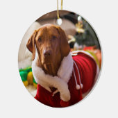 Ornement de Noël (houx) (Gauche)