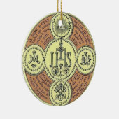 Ornement de Noël IHS (Droite)