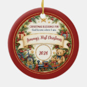 Ornement de Noël Jacob et Eli (Dos)