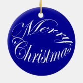 Ornement de Noël Jay bleu (Dos)