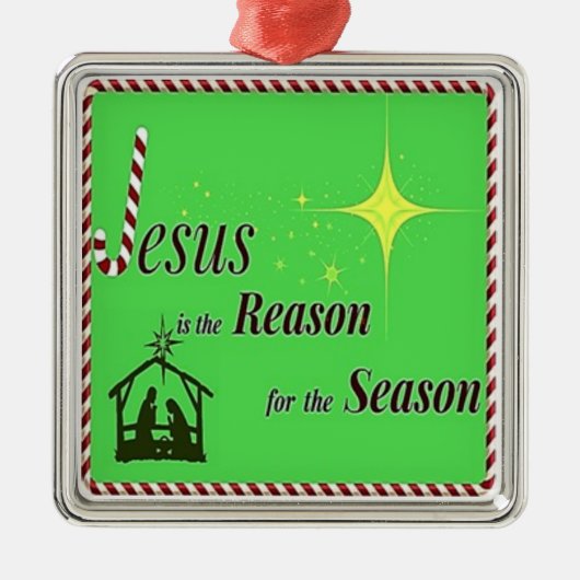 Ornement de Noël Jésus (Devant)