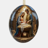 Ornement de Noël Jésus - Décor de Vacances en Céra (Droite)