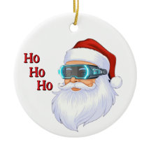 Ornement de Noël joyeux du Père Noël