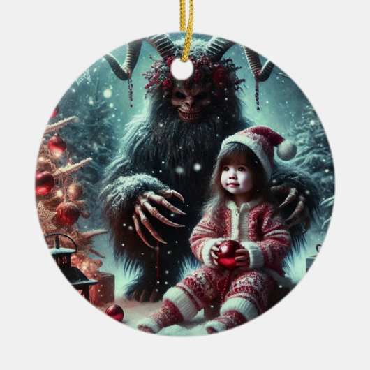 Ornement de Noël Krampus (Devant)