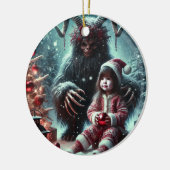 Ornement de Noël Krampus (Gauche)