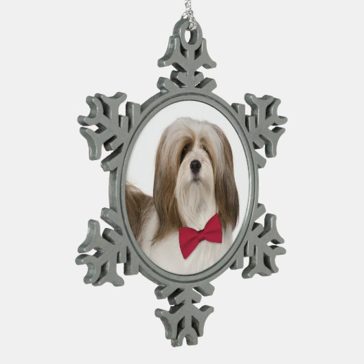 Ornement de Noël Lhasa Apso (Gauche)