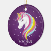 Ornement de Noël Licorne Magique (Gauche)