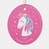 Ornement de Noël Licorne Suave (Gauche)