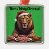 ornement de Noël lion carnivore (Devant)