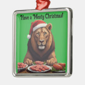 ornement de Noël lion carnivore (Gauche)
