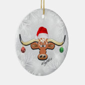 Ornement de Noël Longhorn Steer (Droite)