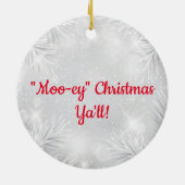 Ornement de Noël Longhorn Steer (Dos)
