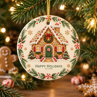 Ornement de Noël Maison en Pain d'Épice