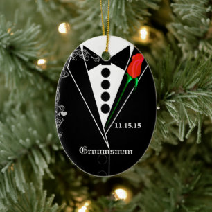 Ornement de Noël Mariage du Groomsman