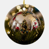 Ornement de Noël miroir doré (Dos)