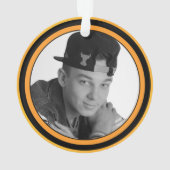 Ornement de Noël Modèle photo de basket-ball (dos)