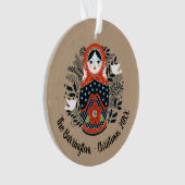 Ornement de Noël moderne (devant)