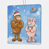 Ornement de Noël Moo & Oink (Gauche)