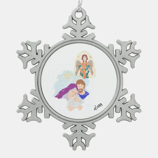 Ornement De Noël : Naissance Du Christ (Devant)