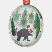 ornement de Noël ours noir (Gauche)